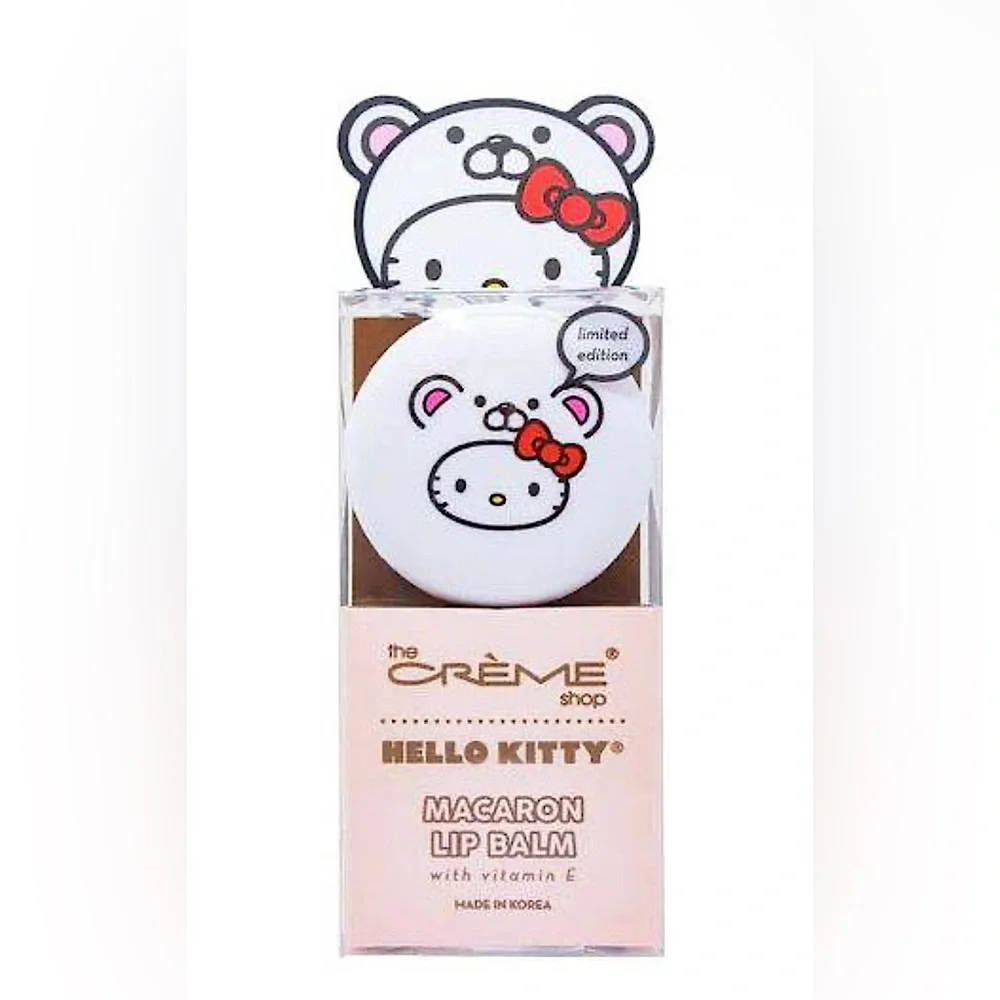 💃 The Crème Shop Hello Kitty Macaron Lip Balm - NIP